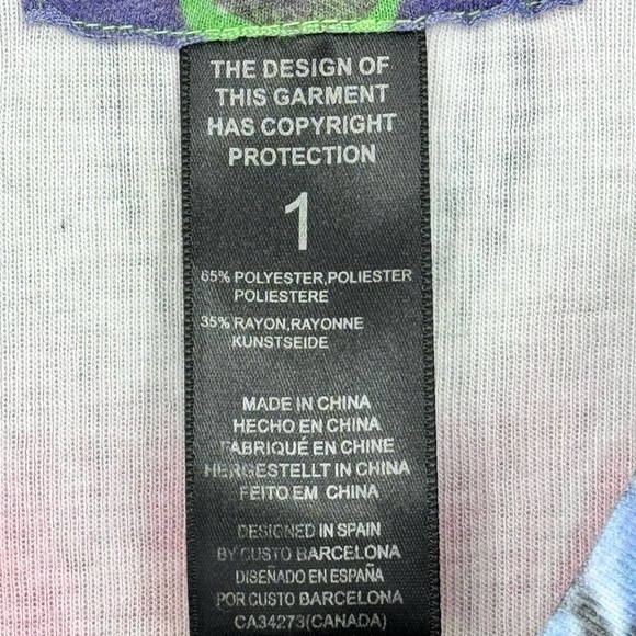 Custo Line Jersey Knit Dress-Size 1 (XS) - Picture 3 of 7